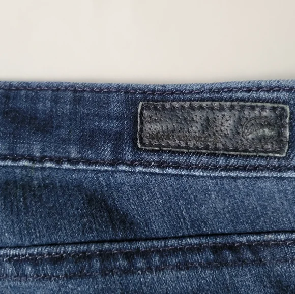 AG Adriano Goldschmied  The Stevie Mid rise Slim Straight Leg Size 32R - Picture 6 of 12